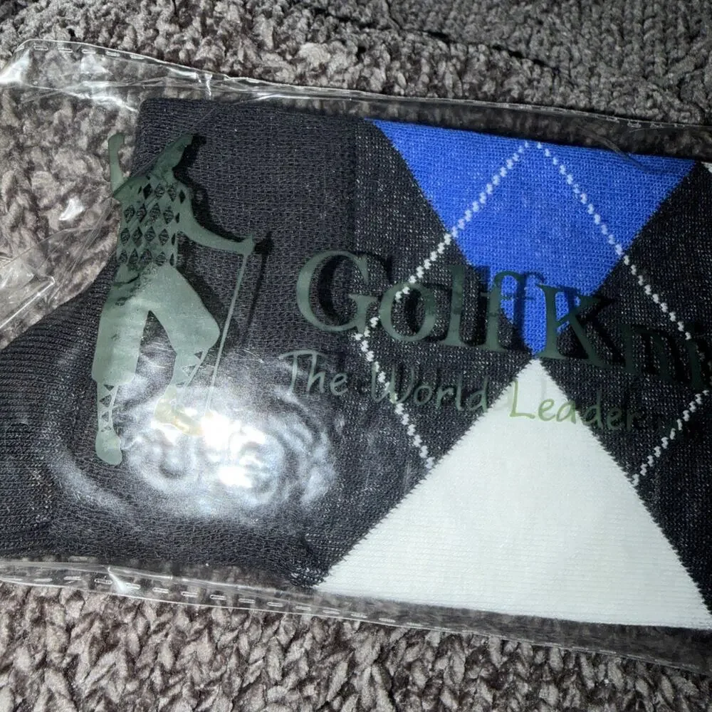 Golf Knickers Colorful Knee High Argyle Cotton Socks Men White Black Blue New